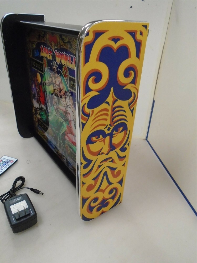 Bally Lost World Pinball Head LED Display light box