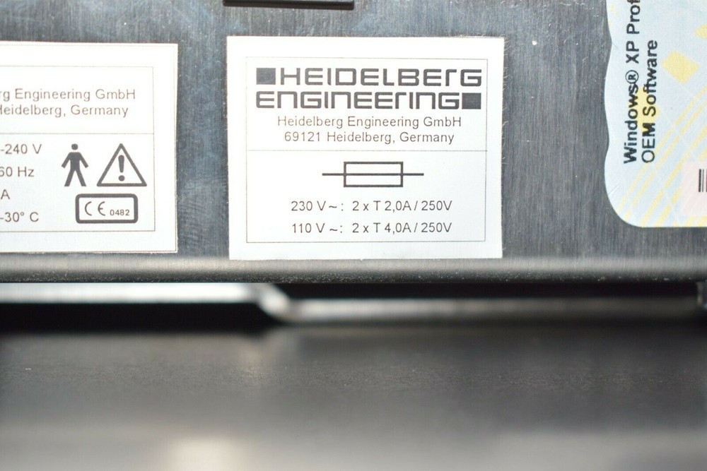 Heidelberg intraoperative pachymeter /thickness gauge using OCT