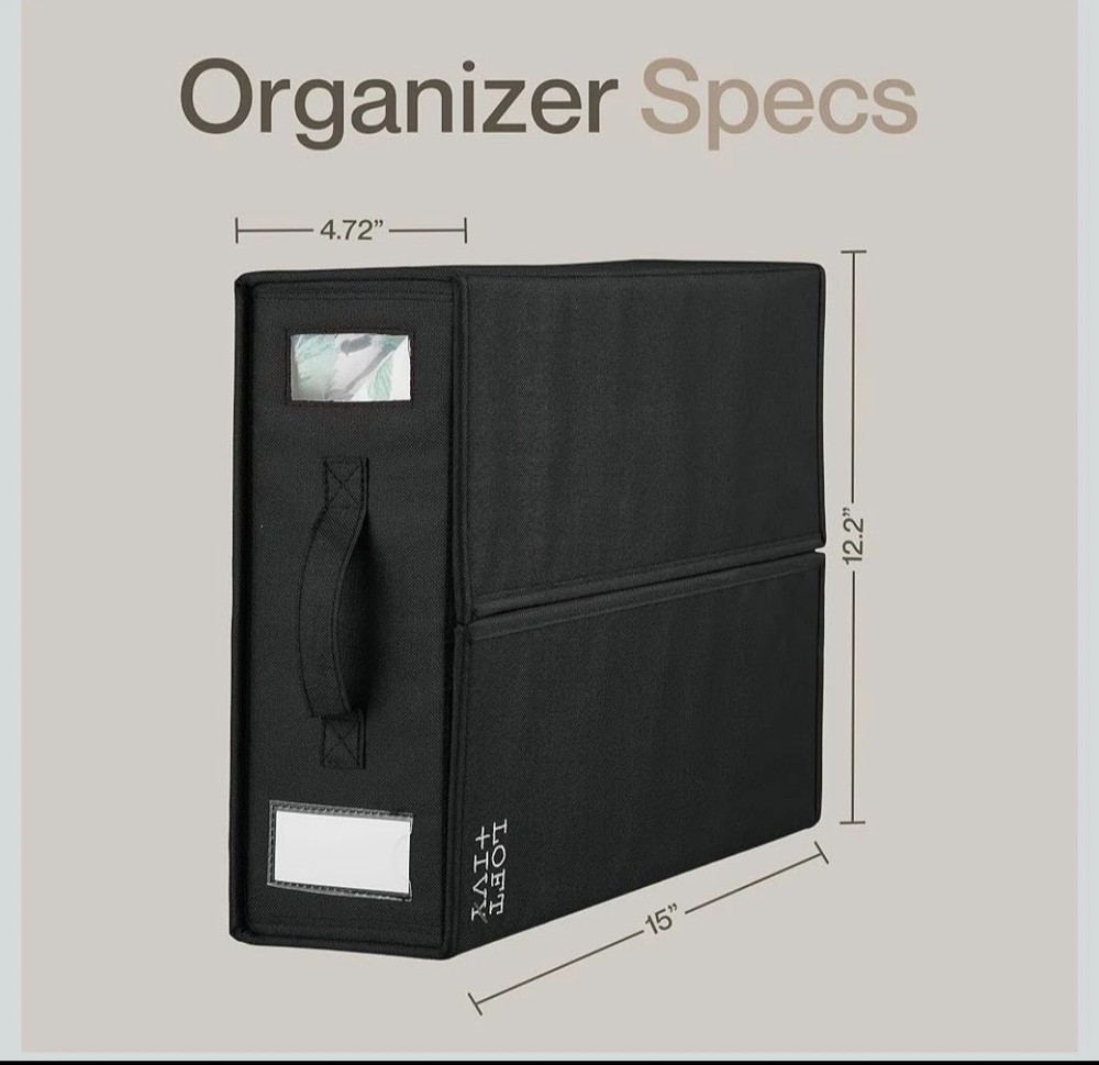 Sheet Organizers & Storage – Pack of 4 – Bed Sheet Holder Boxes, Foldable
