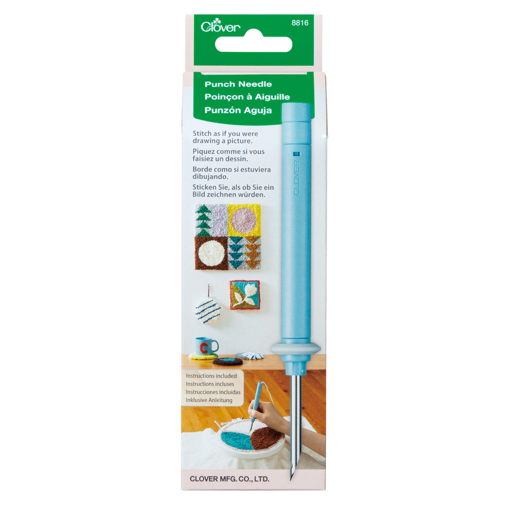 Clover Punch Needle - Adjust loop height - Medium to bulky yarn