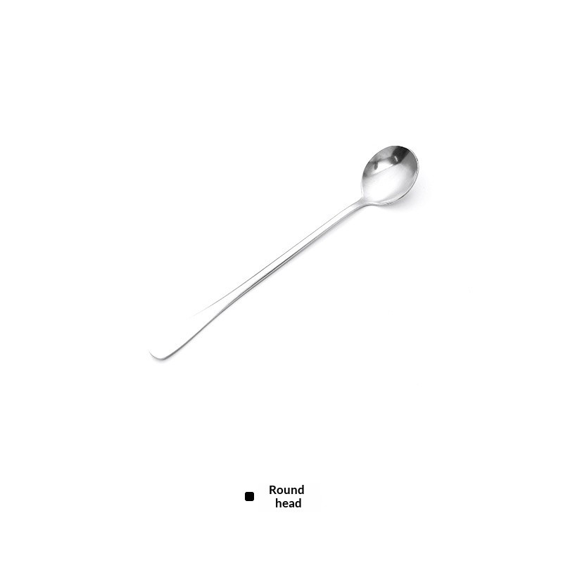 Creative stainless steel spoon, rice spoon, environmentally friendly long handle