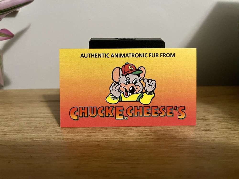 Original Chuck E. Cheese Animatronic Fur Prop Piece