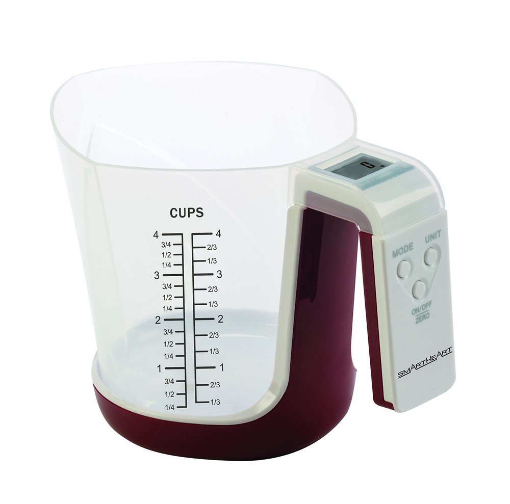 SmartHeart Digital Kitchen Measuring Cup Scale | Accurate Measurements with C...
