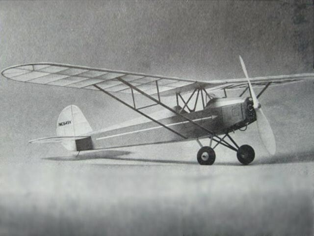 American Eaglet Rubber 25" WS RC Model Airplane Plans Templates PDF on USB