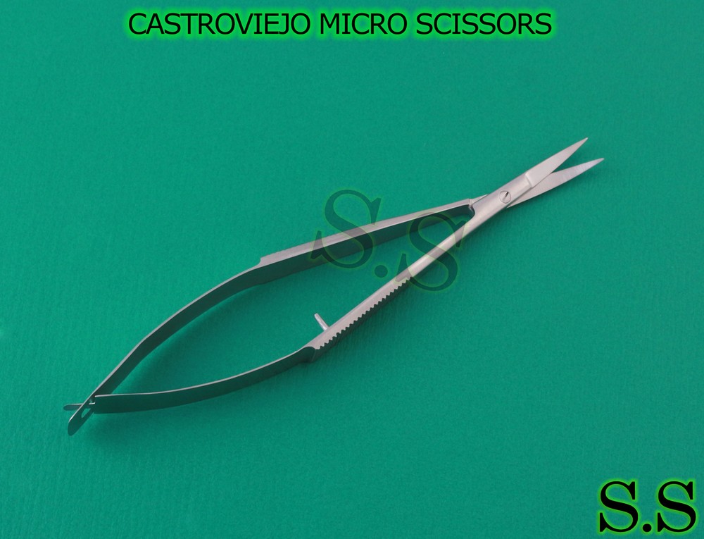 CASTROVIEJO MICRO SCISSORS 6" CURVED SURGICAL INSTRUMENTS