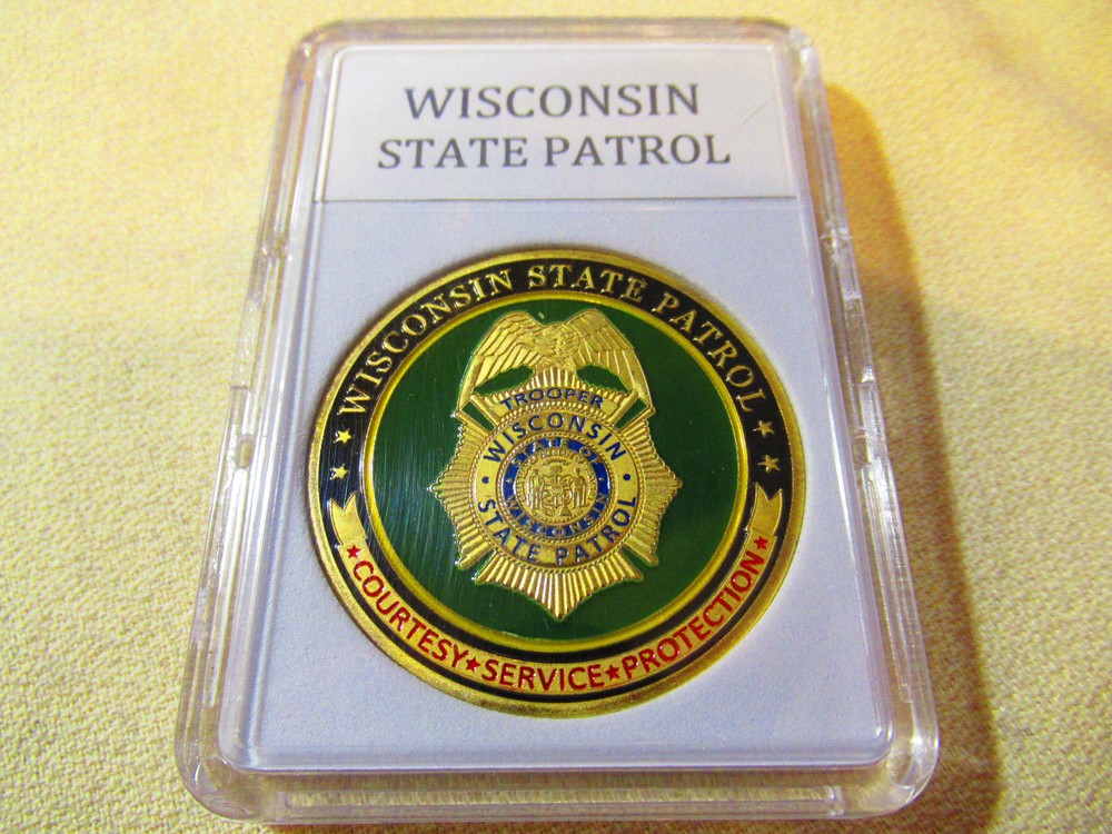 WISCONSIN STATE PATROL Challenge Coin