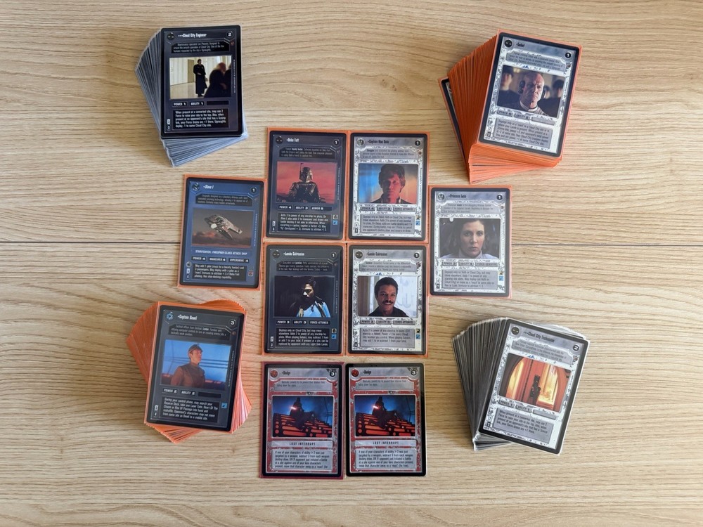 Star Wars CCG - Complete Set - Cloud City + Misprint 181/180