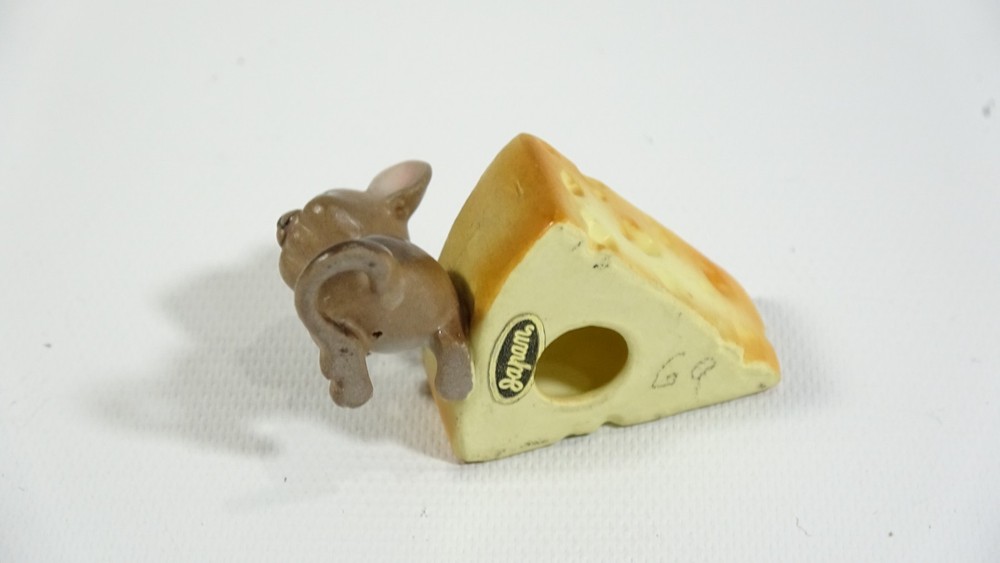 Made In Japan Mouse & Cheese Figure