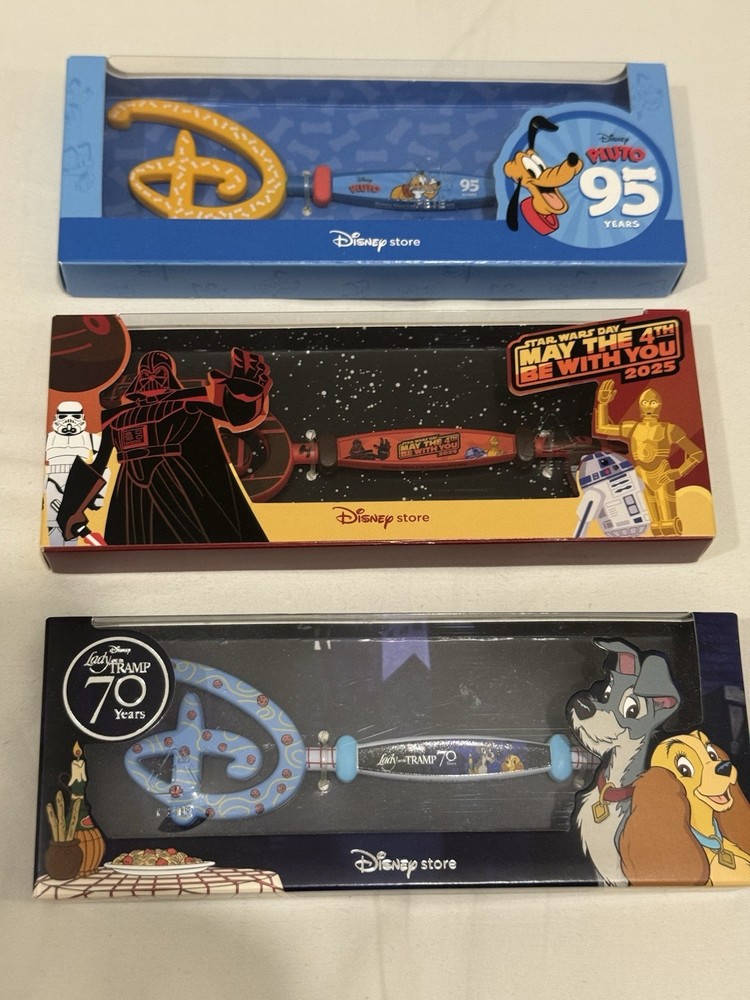 Disney Store Keys Limited Editions