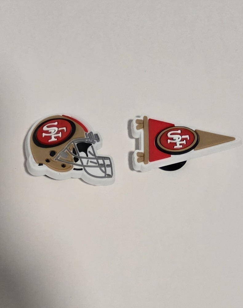 Croc Charms (49ers Set)
