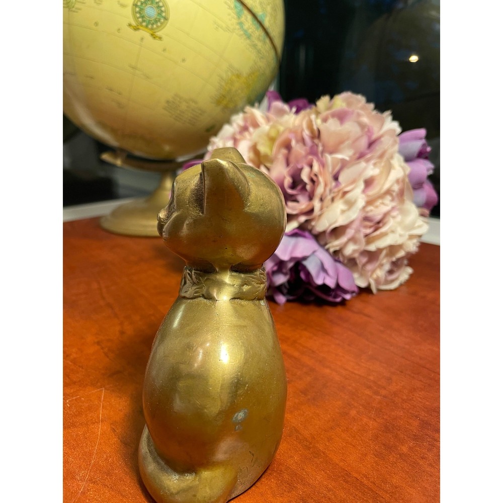 Vintage Brass Cat