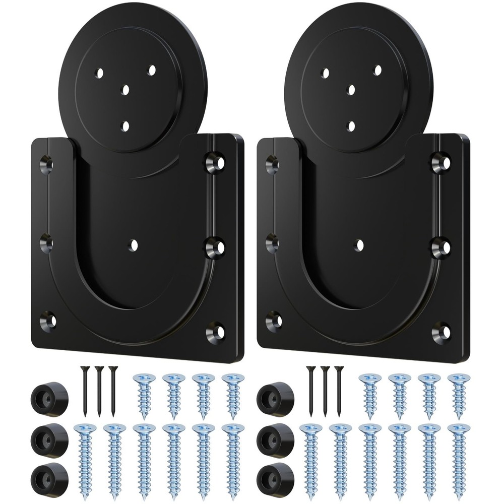 Universal Wall Mounted Dart Board Holder Set - Plastic Hanging Kits & Accessorie