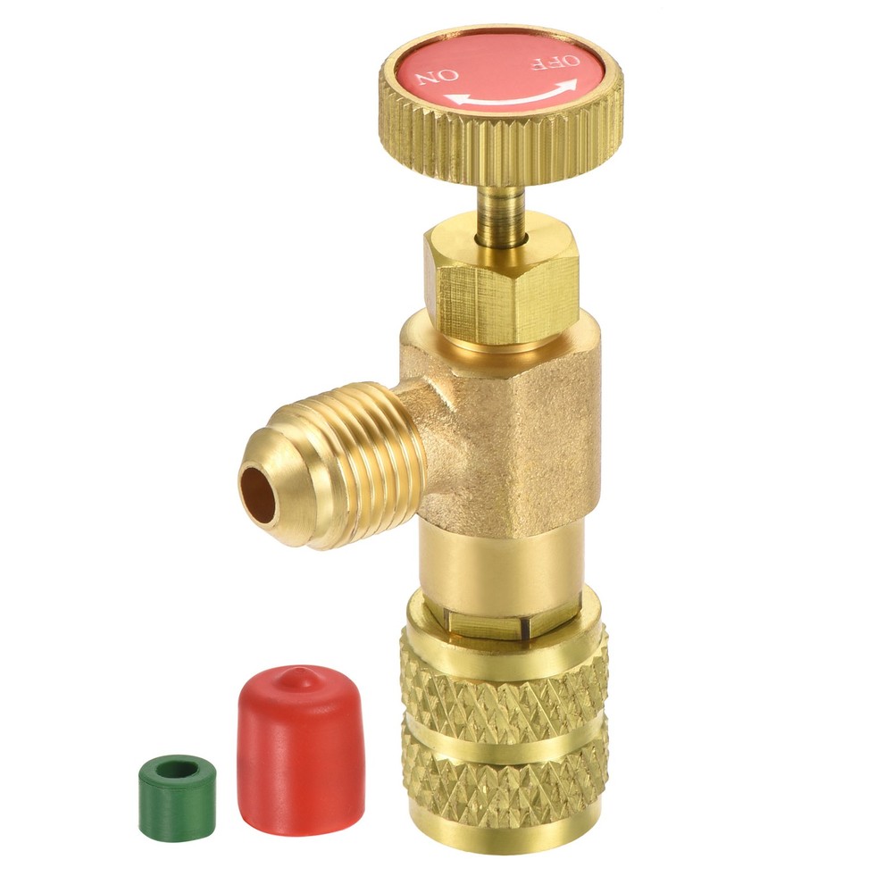 Charging Valve 5/16 SAE Thread Adapters Shut-off Flow Control