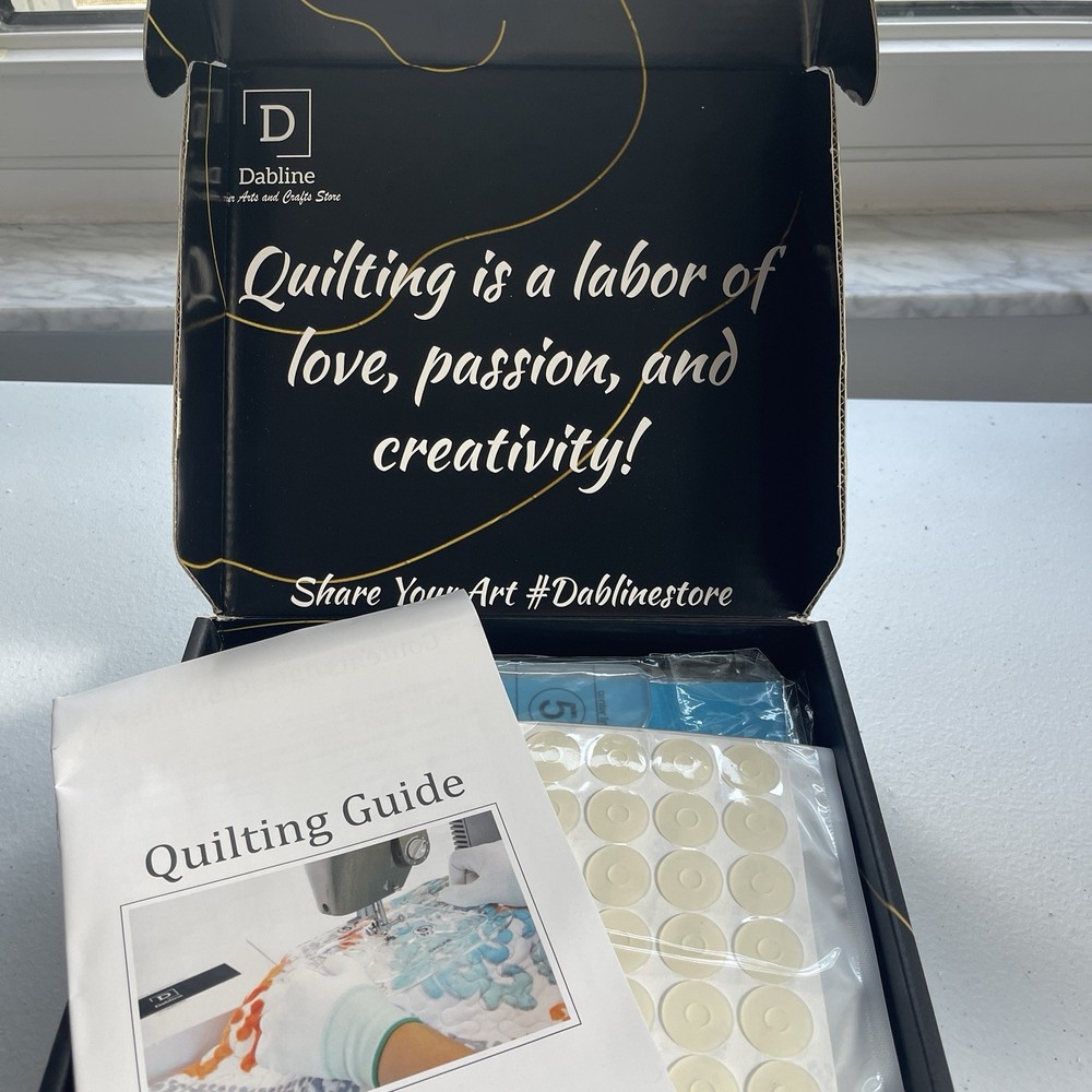 Dabline Quilting Template Set with Quilting Guide & Multiple Acrylic Templates