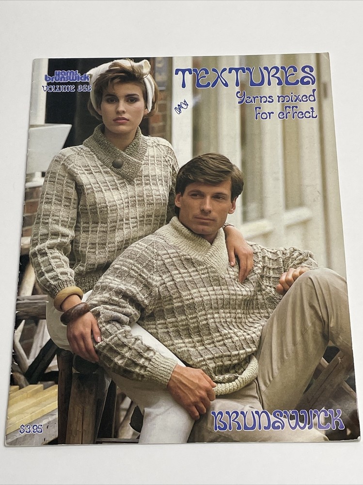 Brunswick Textures Sweaters Knit & Crochet Patterns 858