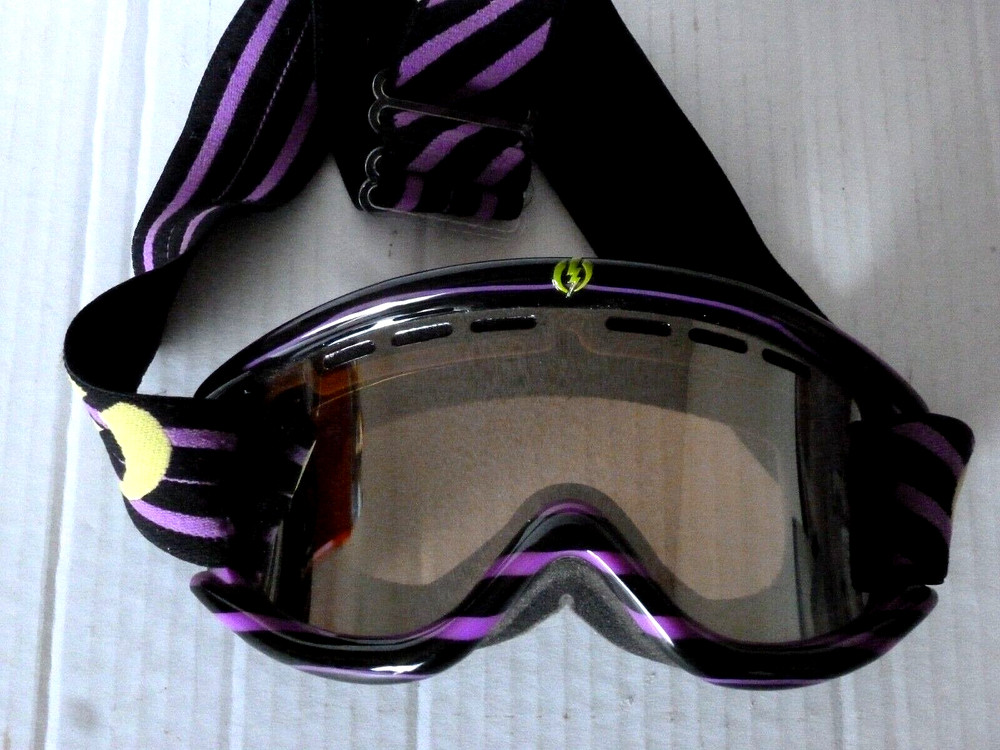 ELECTRIC EG5 Snow Goggles Amber/Silver Chrome Lens NICE!
