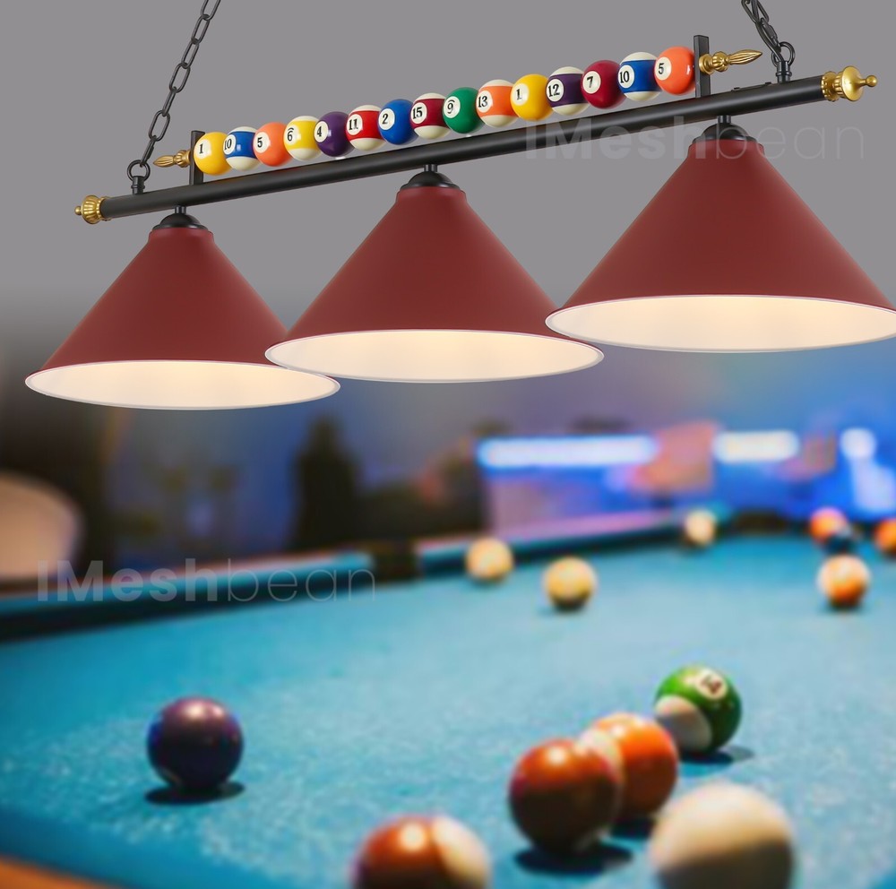 Hanging Pool Table Lights Billiard Pool Table Lighting Fixtures for 7' 8' Table