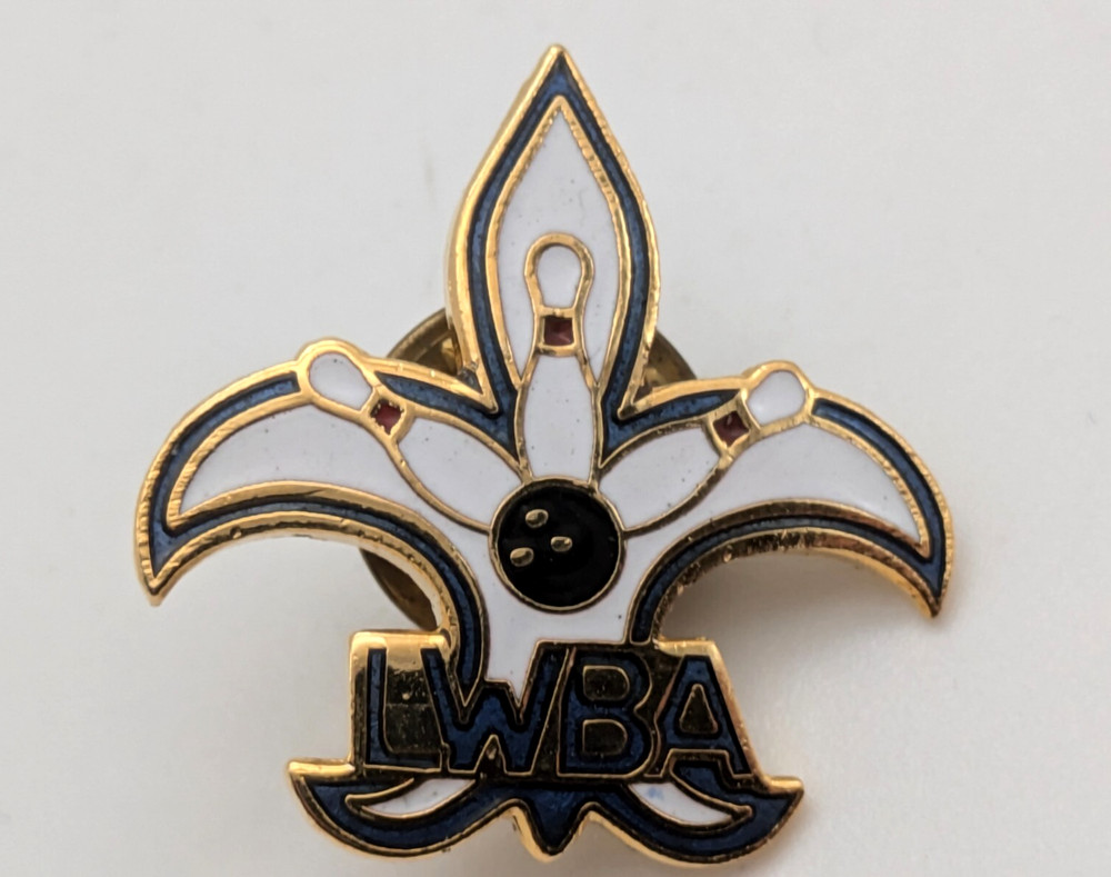 Women's Bowling Assocation LWBA Lapel Pin