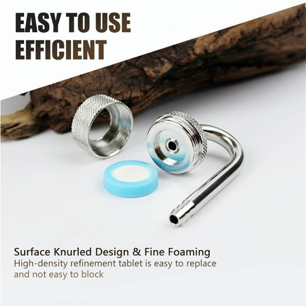 24mm Aquarium CO2 Atomizer Co2 Atomizer System Diffuser Regulator U Shaped Tube