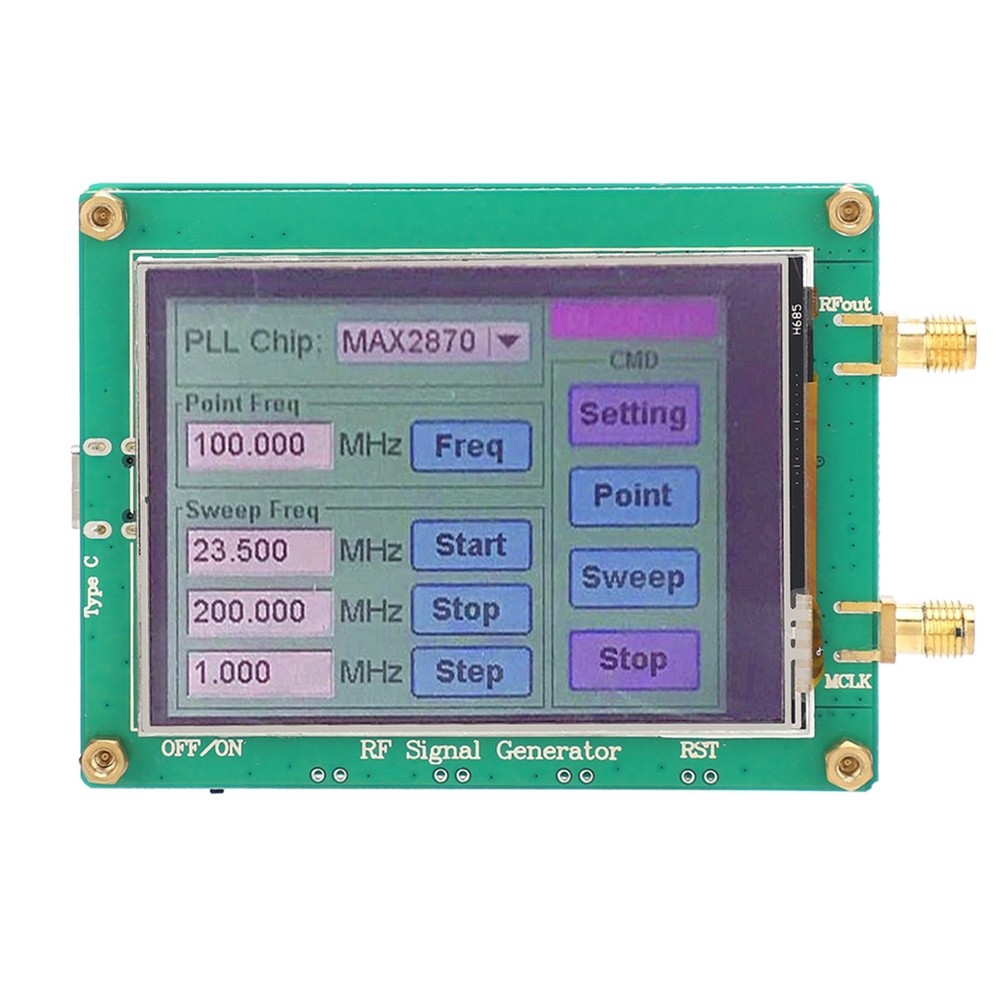 RF Signal Source Generator Module High Stability Low Noise Frequency MAX2870 NY