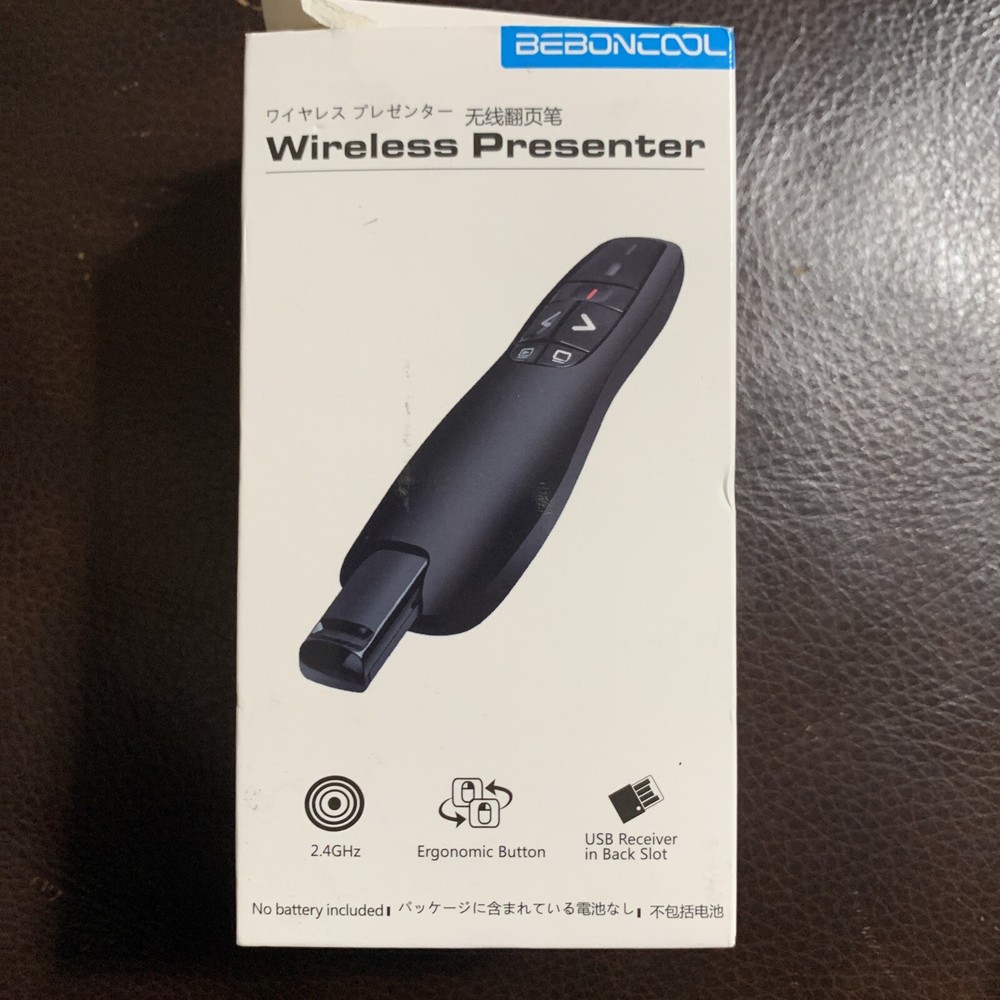 BEBONCOOL Wireless Presenter 2.4GHz USB