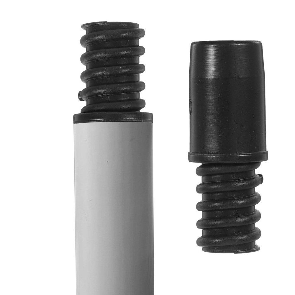 2 Pcs Threaded Tip Plastic Broom Handle Connector Replacement For Cleaning