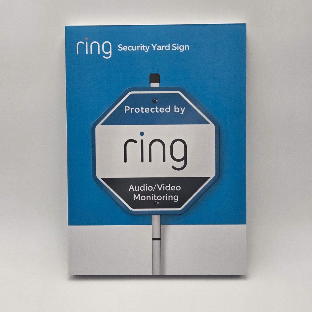 Ring Home Security Yard Sign - New In Box