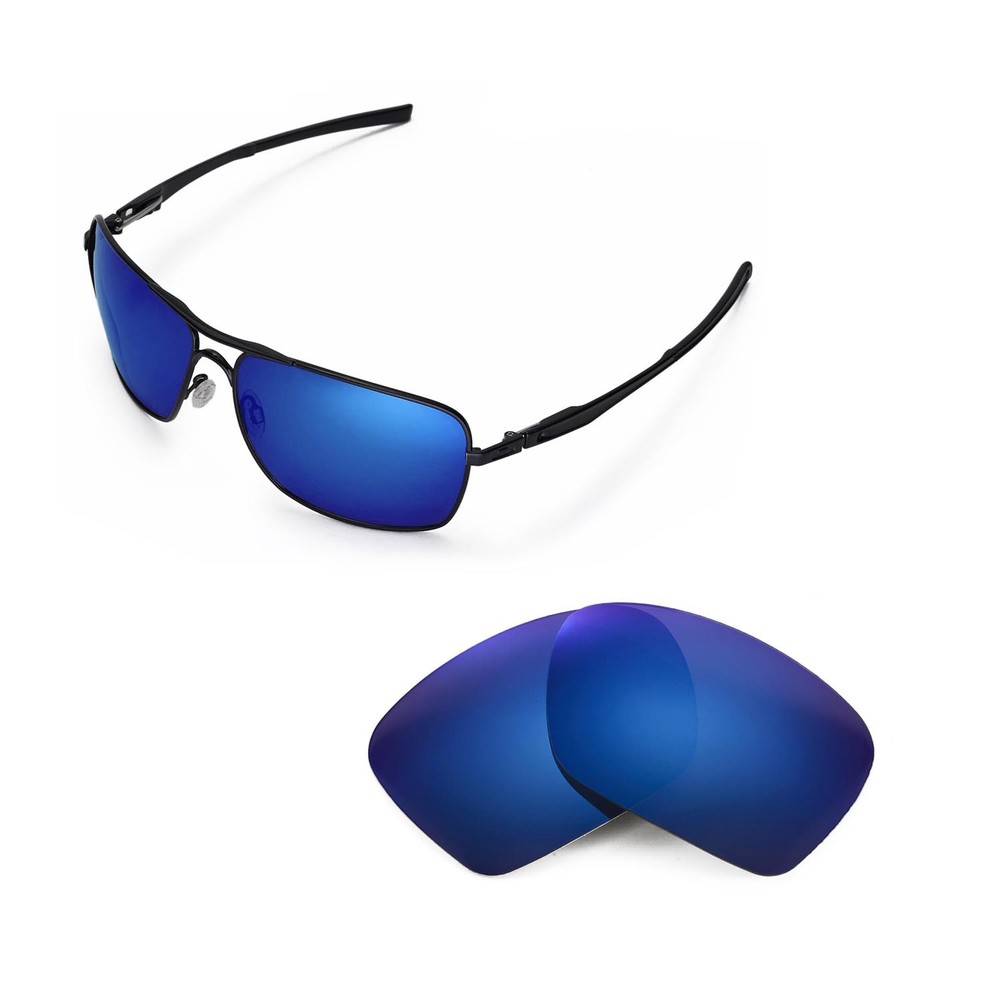 Walleva Ice Blue Polarized Replacement Lenses For Oakley Plaintiff Squared