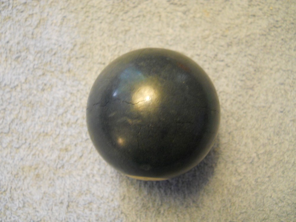 Vintage Clay Billiard Ball - #4