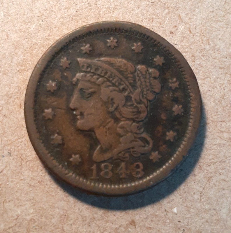 1848 LARGE CENT