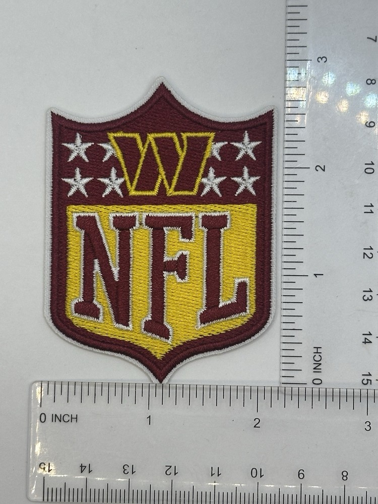 Washington Commanders NFL Patch 2” X 3” Iron On Embroidered