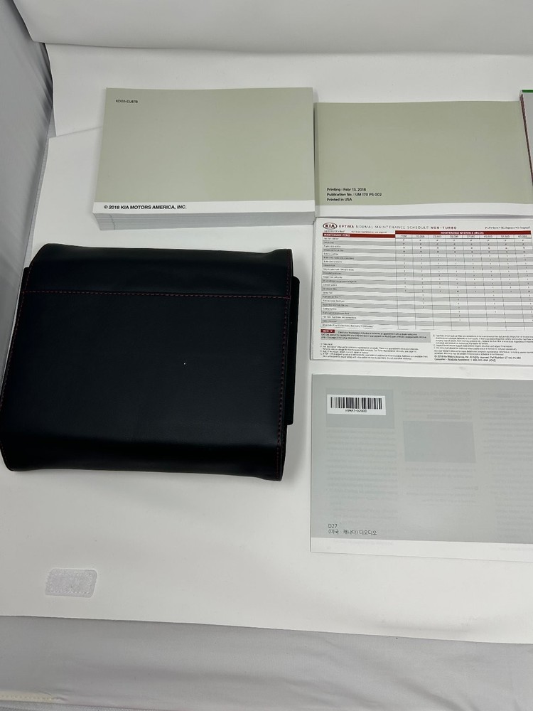 2019 KIA Optima Owner's Manual Set