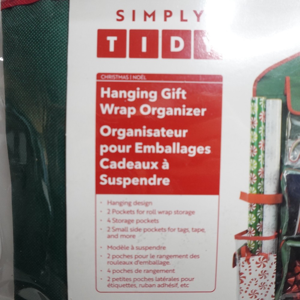 Simply Tide Hanging Gift Wrap Organizer