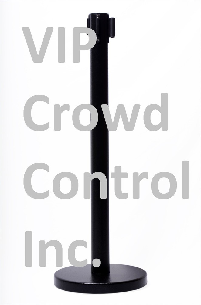 STANCHION, 6 PCS COMBO, 6 POSTS, 36" HT, 78" BLK BELT, WALL BRACKET