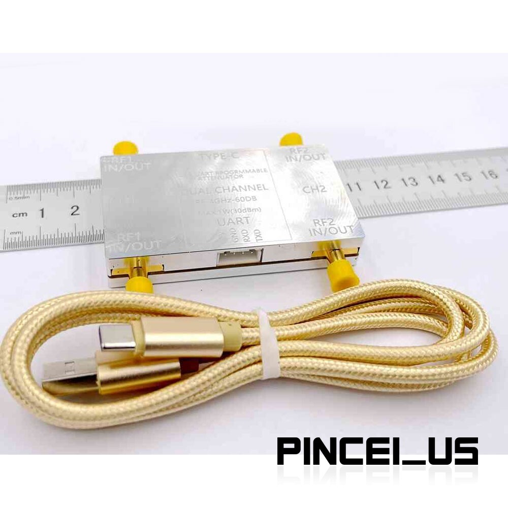 RF-4GHz-60DB Programmable Attenuator + Offline Main Control Board + Cable pe66
