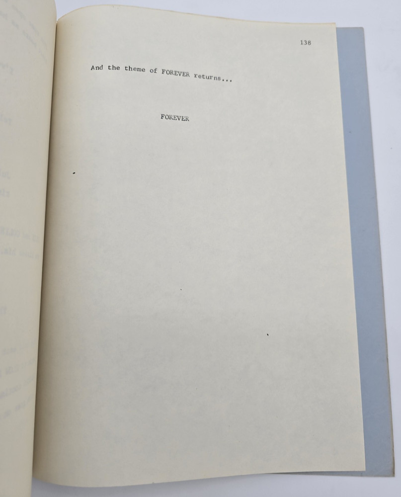 FOREVER / Floyd Mutrux 1977 Unproduced Screenplay Movie Script