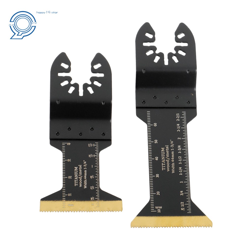 6 Types 55 PCS Titanium Oscillating Saw Blades Universal Multitool Blades