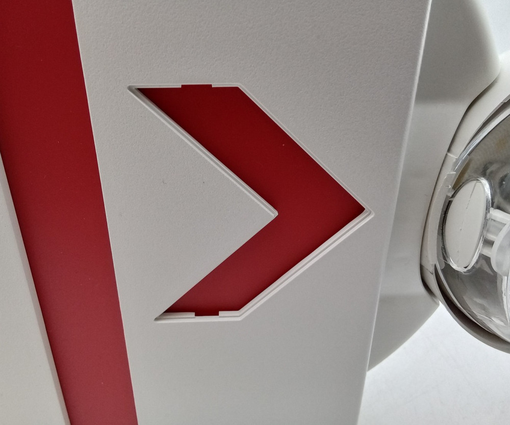 Exit Sign Combo with Light Wall Mounted Emergency Exit