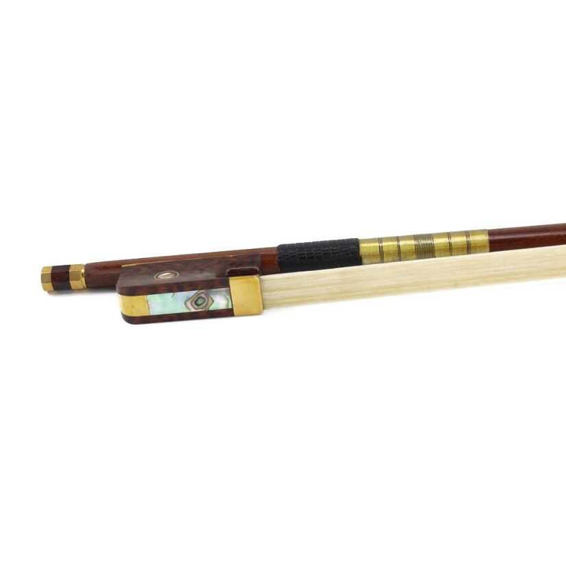 4/4 Size Advanced Pernambuco performance Violin Bow Snakewood Frog