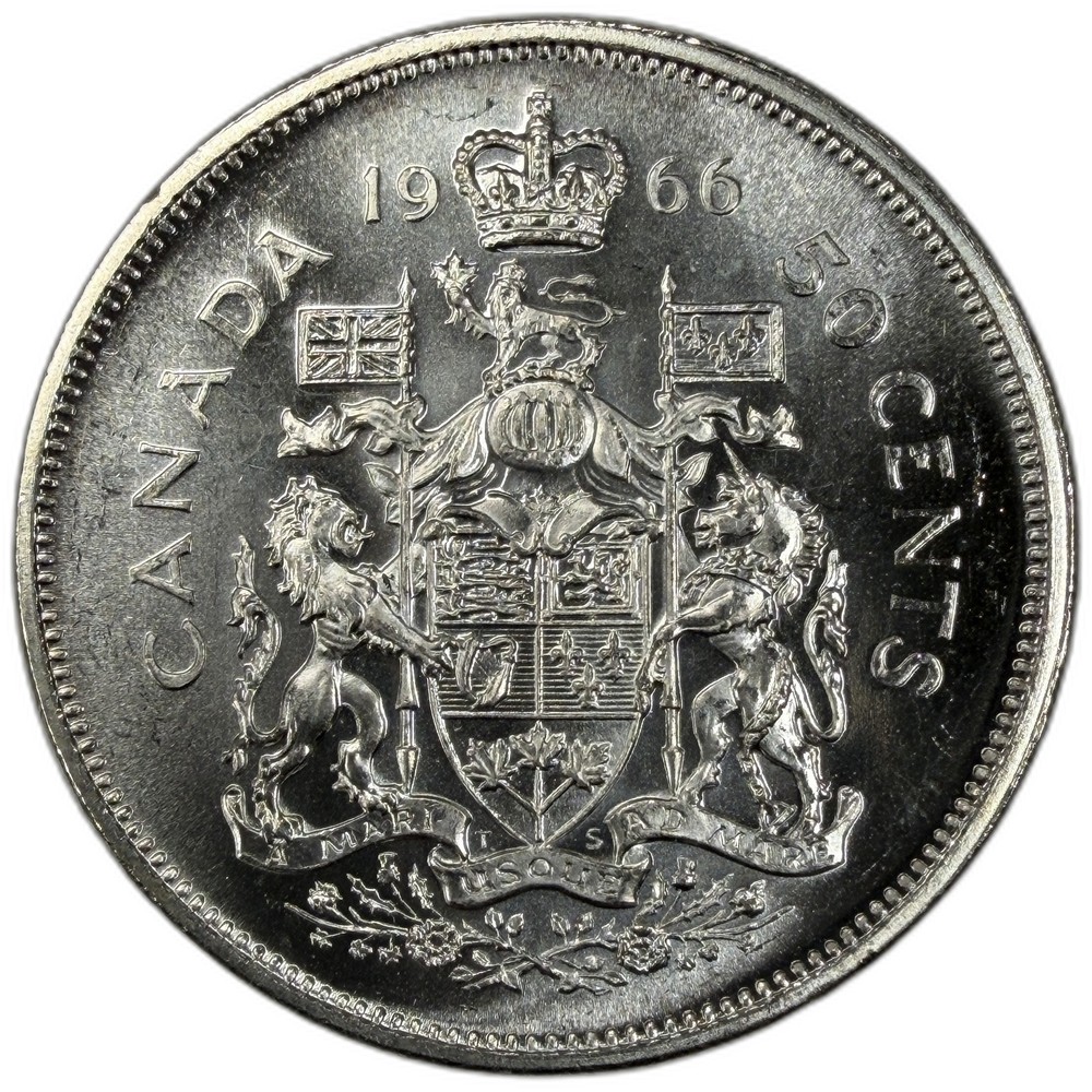 Canada - 50 Cents - 1966 - KM#63 - Silver .800