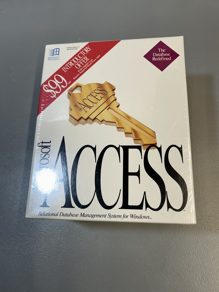 Microsoft Access 1.0 *NIB Unopened!*