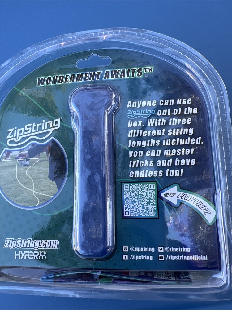 ZipString Original String Launcher Toy Blue Rechargeable 3 Colors ..