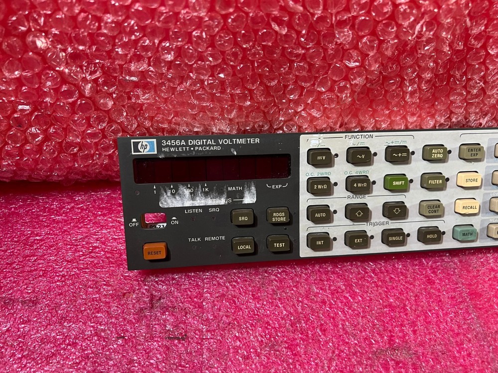 HP Agilent Keysight 3456A Digital Voltmeter ''Panel only''