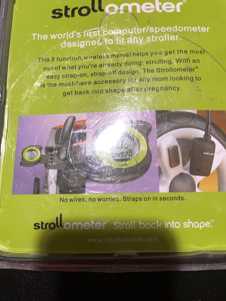 Strollometer Wireless Stroller Speedometer/Odometer