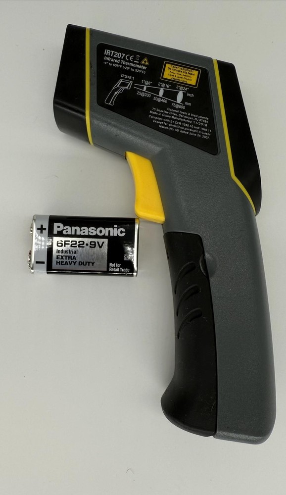 General IRT207 Infrared Thermometer - Non-Contact