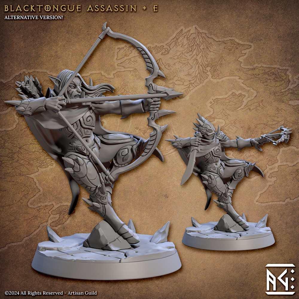 Elf Assassin E - Thief / Rogue - Artisan Guild - Dungeons and Dragons
