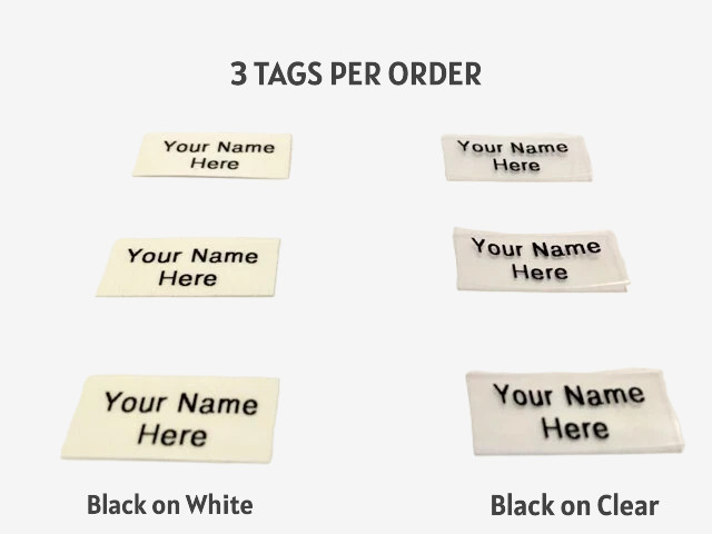 Personalized NAME TAGS for Reading Glasses - Personalized Shrink Wrap Name Tags