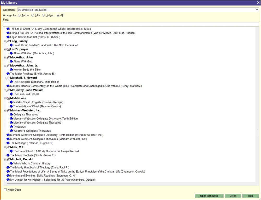 Logos Bible Scholar's Library software (DVD for Windows)