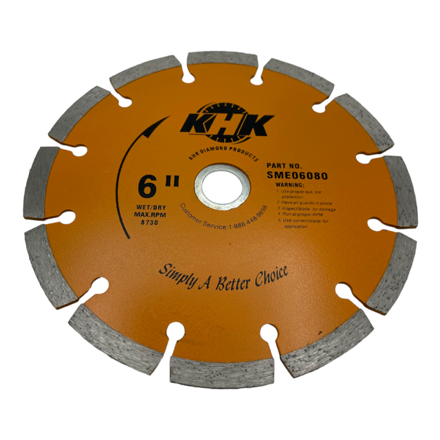 2 Pack 6" Diamond Saw Blade Segmented Cutting Concrete Bricks Stone Masonry