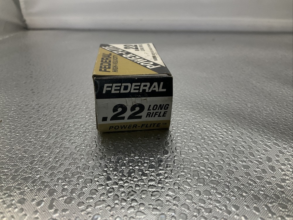 Federal Power-Flite .22 Long Rifle Empty Box